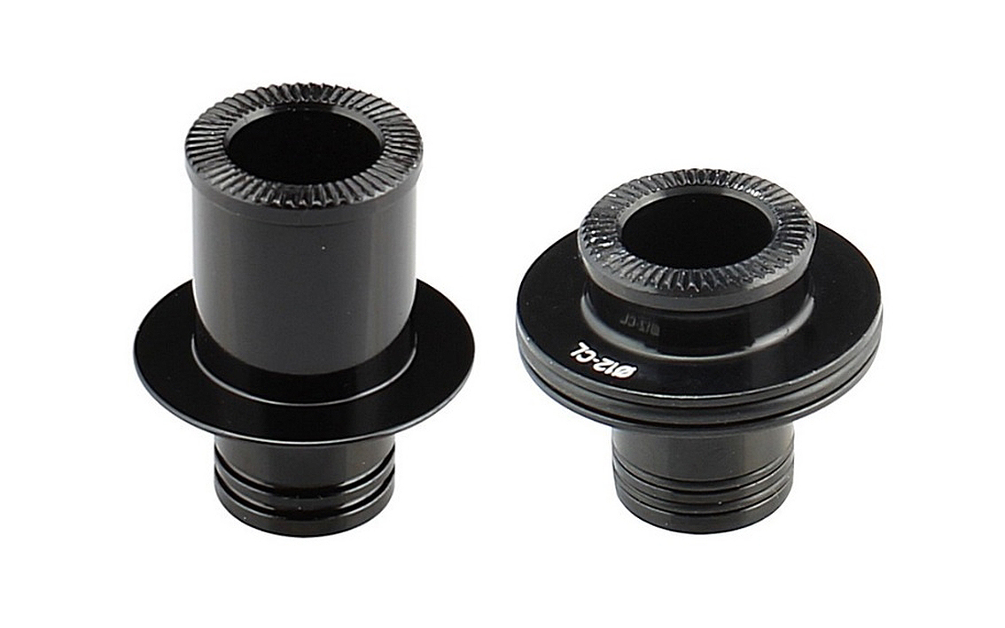Front hub side caps Novatec FRONT