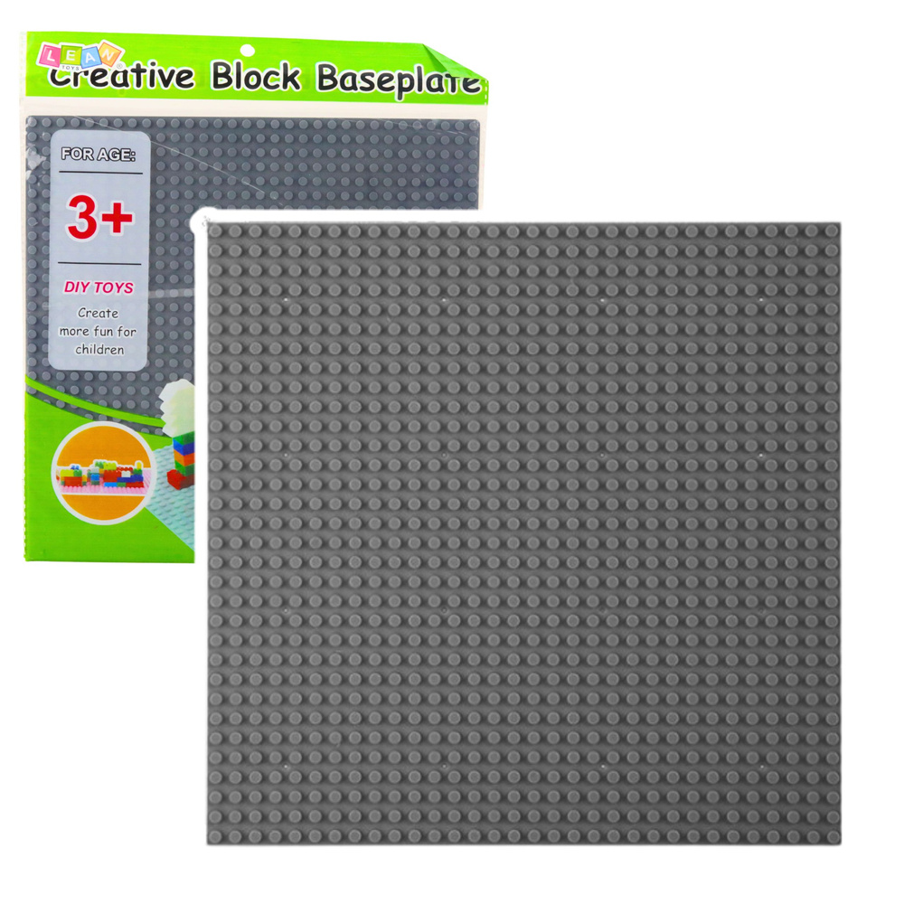 Construction Board for Building Blocks Gray