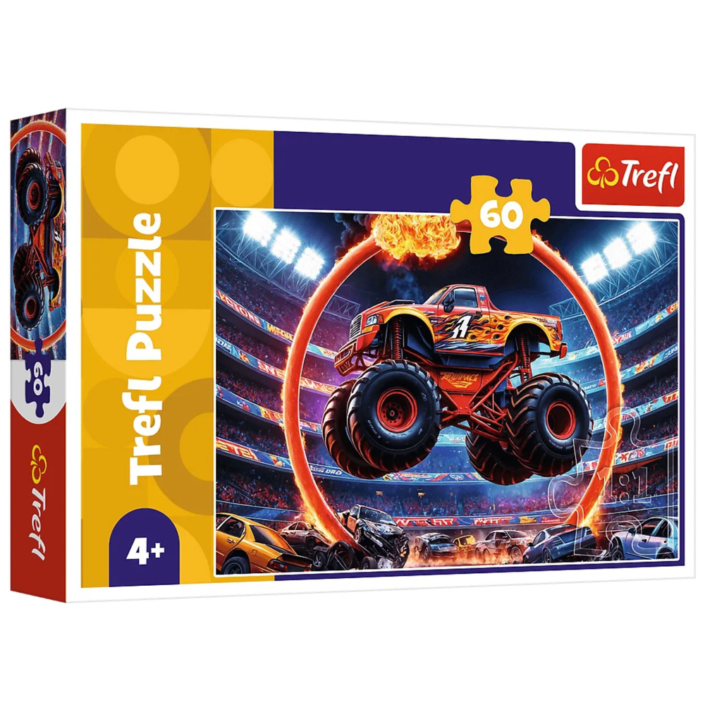 Puzzle 60 - Monster truck Trefl