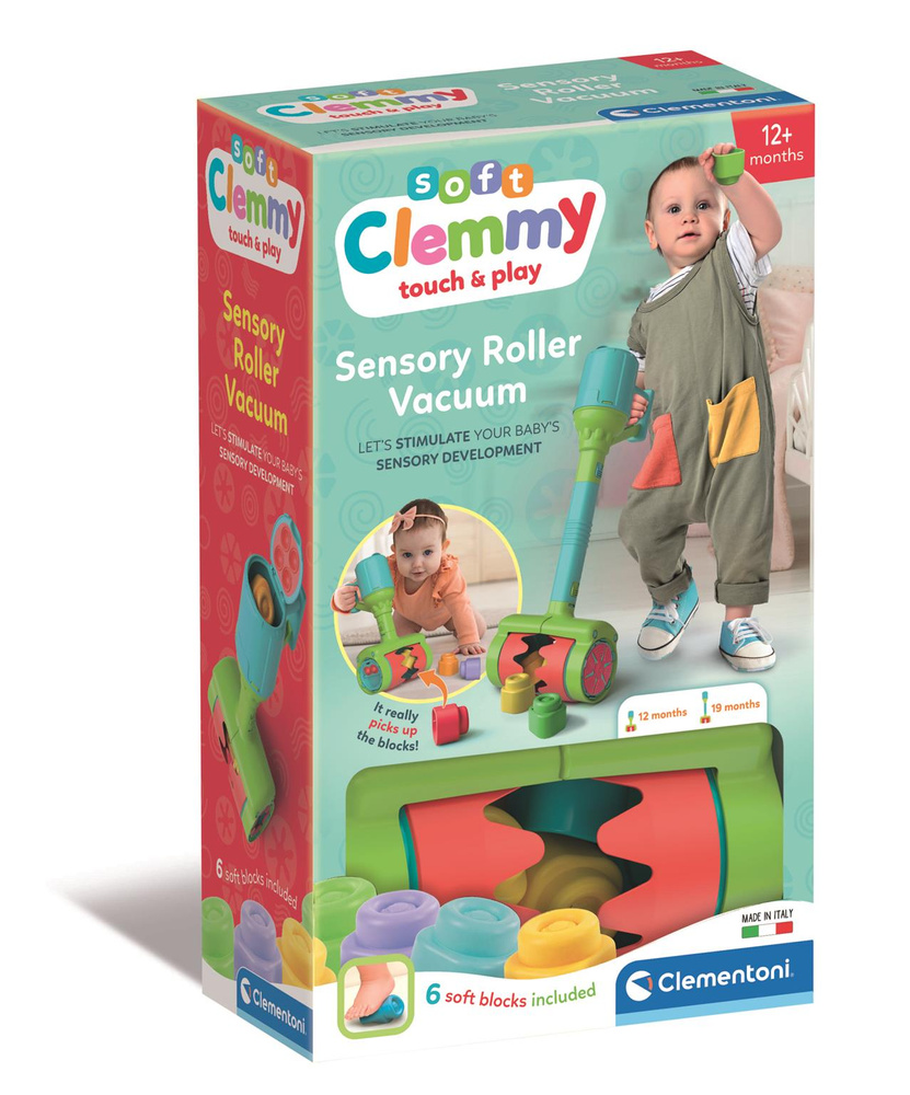 Clemmy Sensory Vacuum Cleaner Soft Blocks