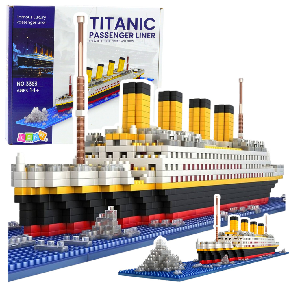 Titanic Ship Building Blocks 3D Ship